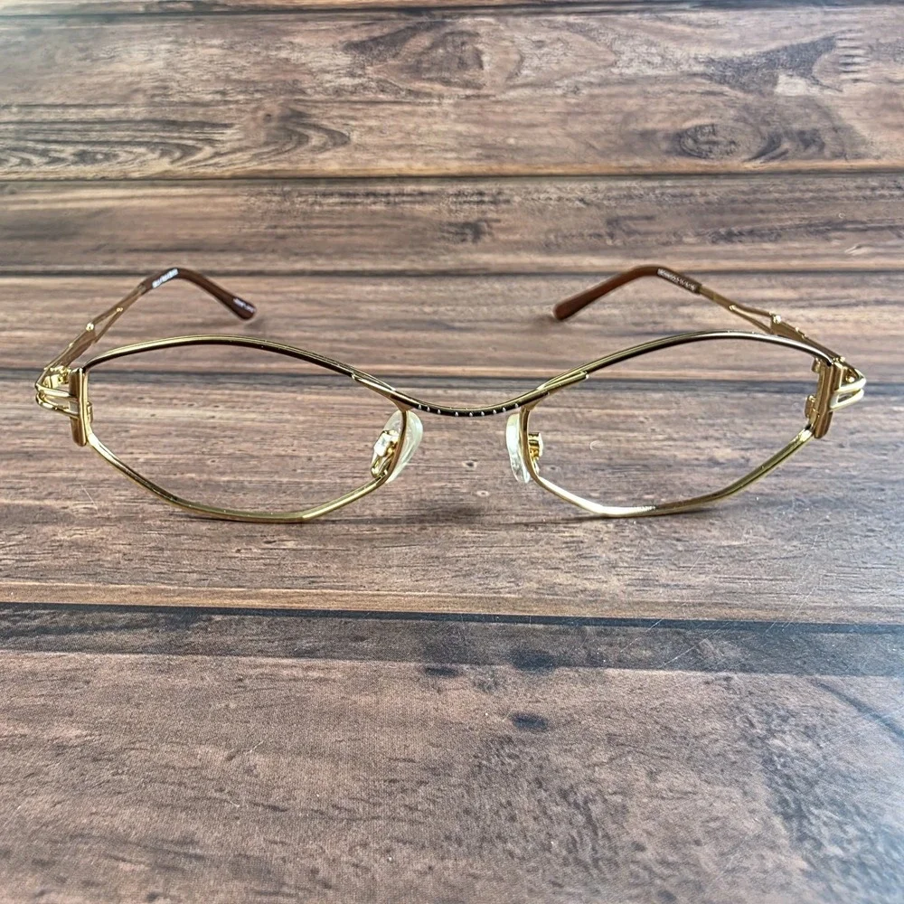 Bella Italia 208 Eyeglasses Brown/gold 51-18-135‎ FRAMES ONLY